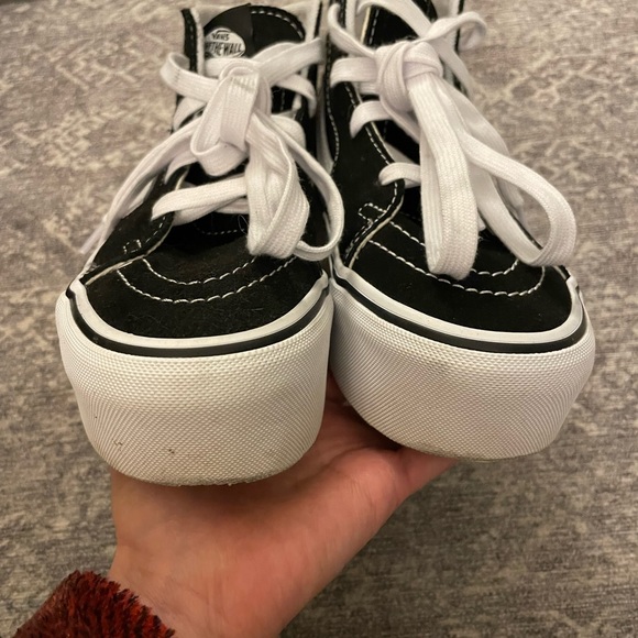 Vans Sk8 Hi Tapered Stackform black womans 5.5 - Picture 9 of 10